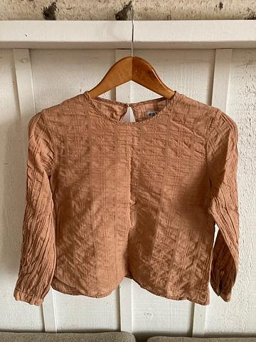 Esby Eggshell Plaid Top