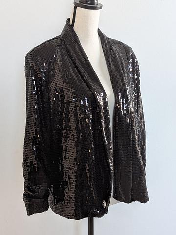 Black Sequined Blazer
