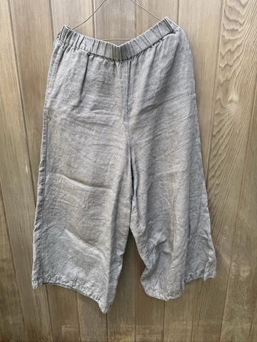 Notperfectlinen wide leg wool linen trouser