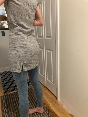 sleeveless dress/shirt/duster