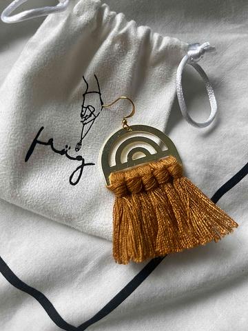 Fringe earrings