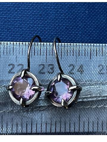 amethyst earrings