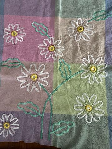 Pastel checked Fabric