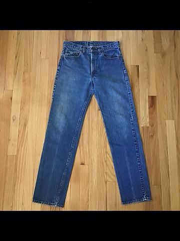 Vintage 80s Perfect Condition July 1989 Levi’s 505 (501s with zip instead of button closure)