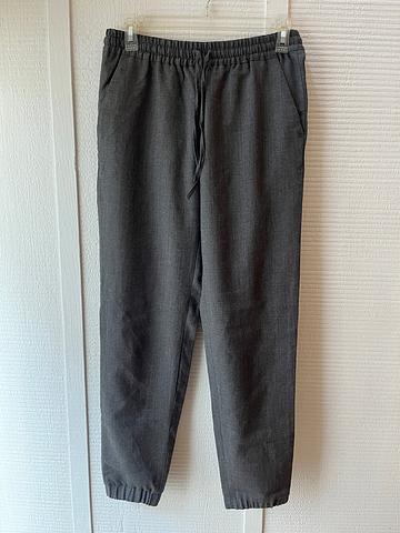 Wool twill jogger