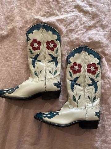 Vintage Deadstock Acme Bluebird Cowboy Boots