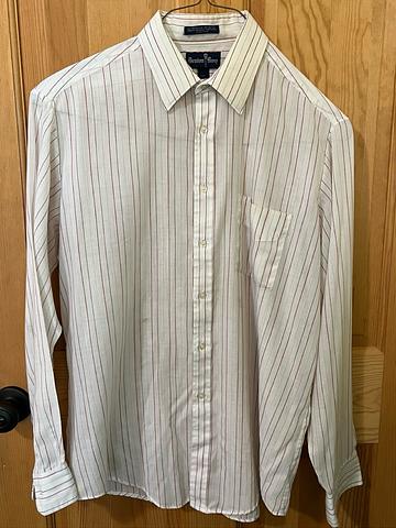 Striped button down