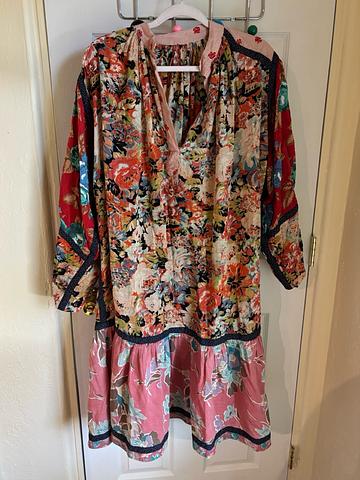 Funky fabric patchwork dress