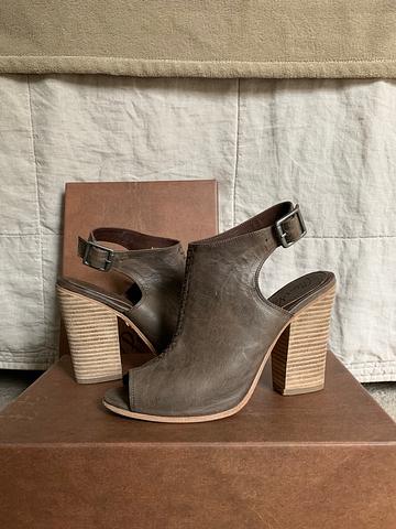 Celia Slingback open-toe Bootie handmade in Europe