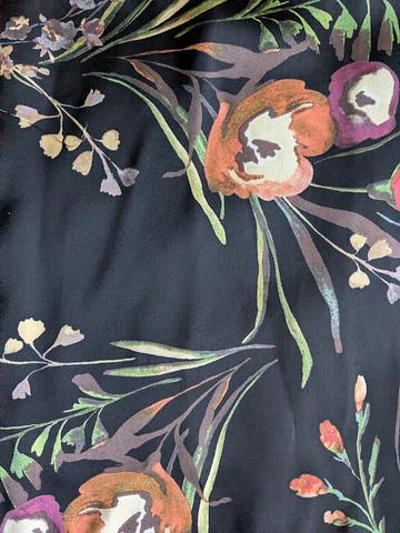 Floral Pajama Style Shirt