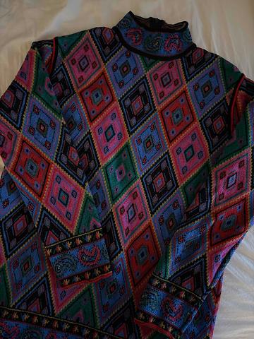 Vintage Carlise Geometric Sweater