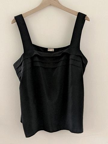 1980s Made in West Germany Ruffle Tank
