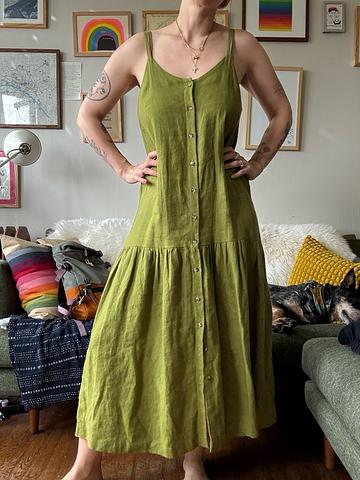 Self drafted dress