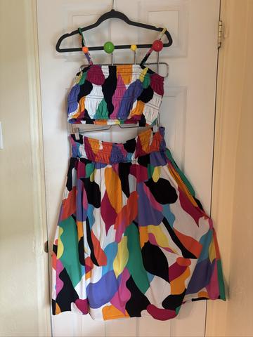 Funky color block set