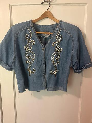 Denim Crop Top
