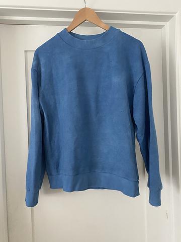 Mama sweatshirt, indigo dyed
