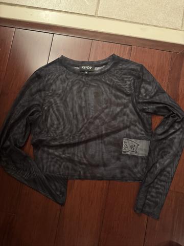 Sheer cat top