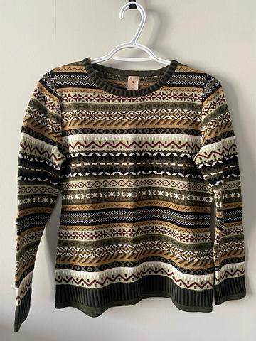 Knit cotton sweater