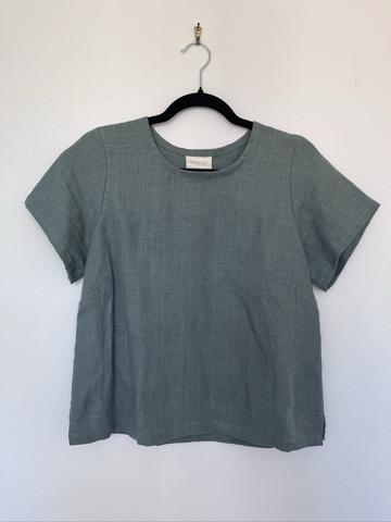 Linen short sleeve shirt