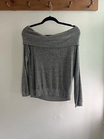 Off the shoulder cowl neck sweater