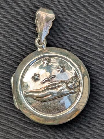Sterling Silver Aries Locket