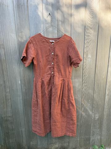 OffOn rust mama dress