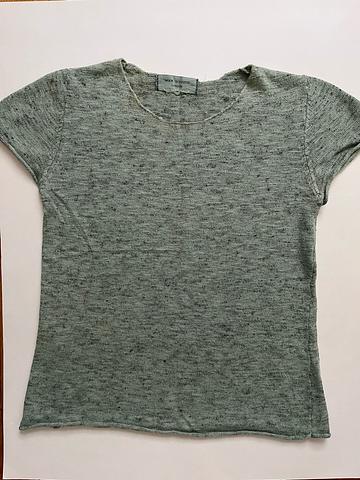 Y2K Knit Garment Dyed Sweater Tee