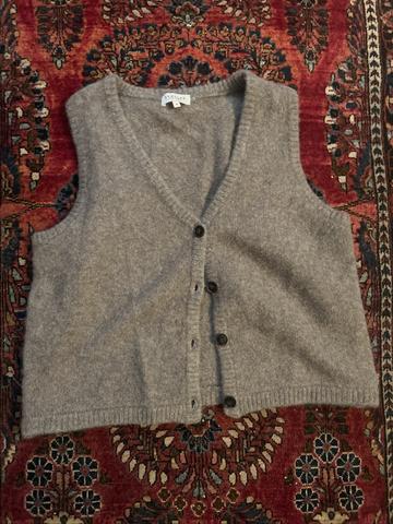 brown vest