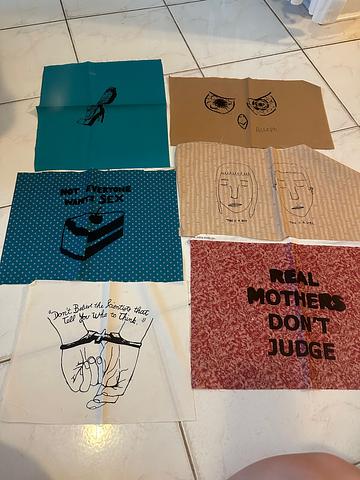 Silkscreened patches