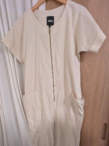 Mien Studios Short Sleeve Front-Zip Jumpsuit