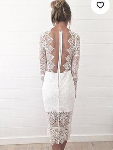 👰‍♀️White Lace Wedding Dress