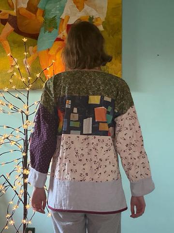Quilted Autumnal Sweatshirt