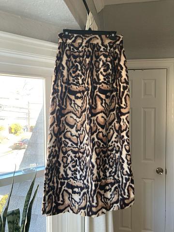 1960s Faux Fur Skirt