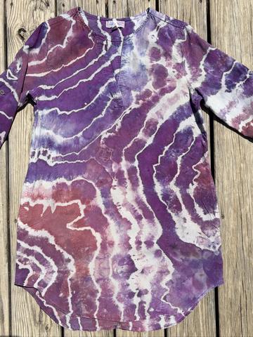 Ice Dyed Cloth & Stone Shirt Dress