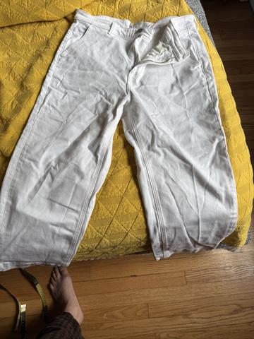 white jeans