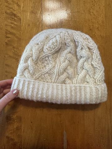 Aran Cable knit hat