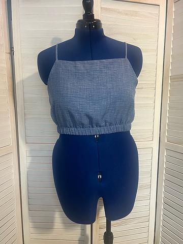 Square Neck Crop Top