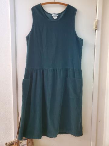 Corduroy Pinafore Dress