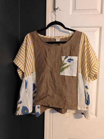 Matchy Matchy Sewing Club, Collage Top