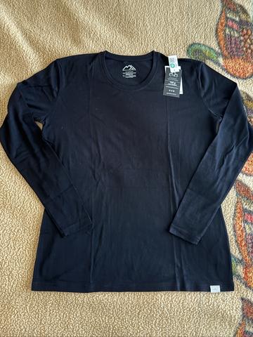 long sleeved 100% merino wool shirt