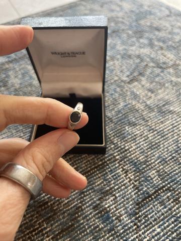 Sapphire & diamond ring