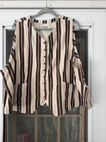 flared vest