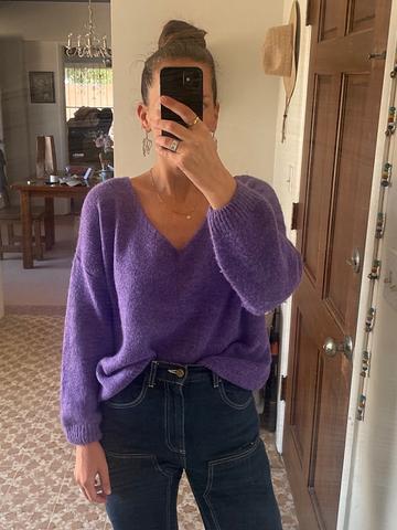 Purple sweater