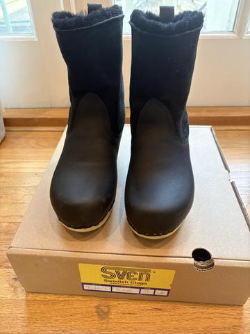 Shearling Clog Boot