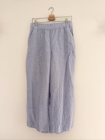 sky blue linen pants