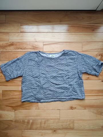 Double Gauze Crop Top