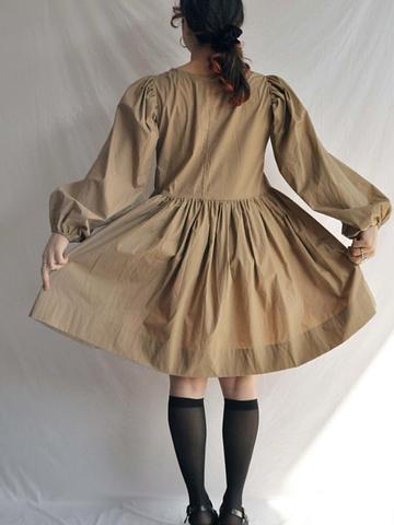 Shelter linen dress