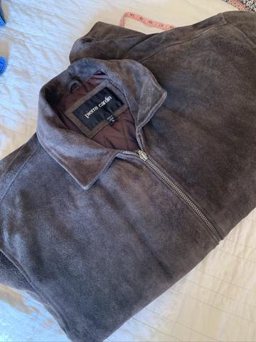 Dark brown suede jacket