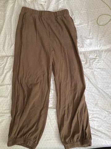 balloon pants in tobacco