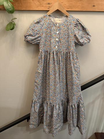 Offon floral puff sleeve dress